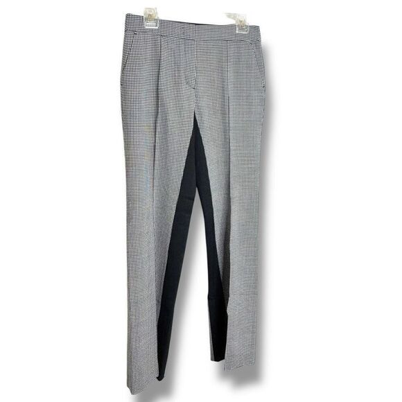DOROTHEE SCHUMACHER Straight Leg Black/White Houndstooth Trouser Pant Women’s 2 - Picture 2 of 6